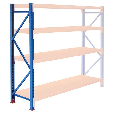 TRADEMASTER WAREHOUSE SHELVING 1800MM H X 600MM W 